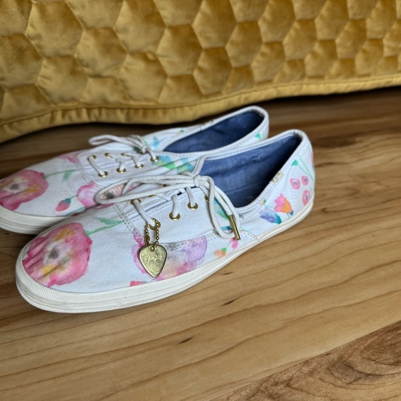 Taylor Swift keds incredible things Champion Flower Painting watercolor sneakers - Picture 2 of 15